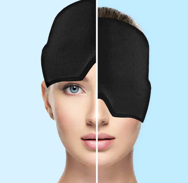 Deux façons de porter le masque migraine